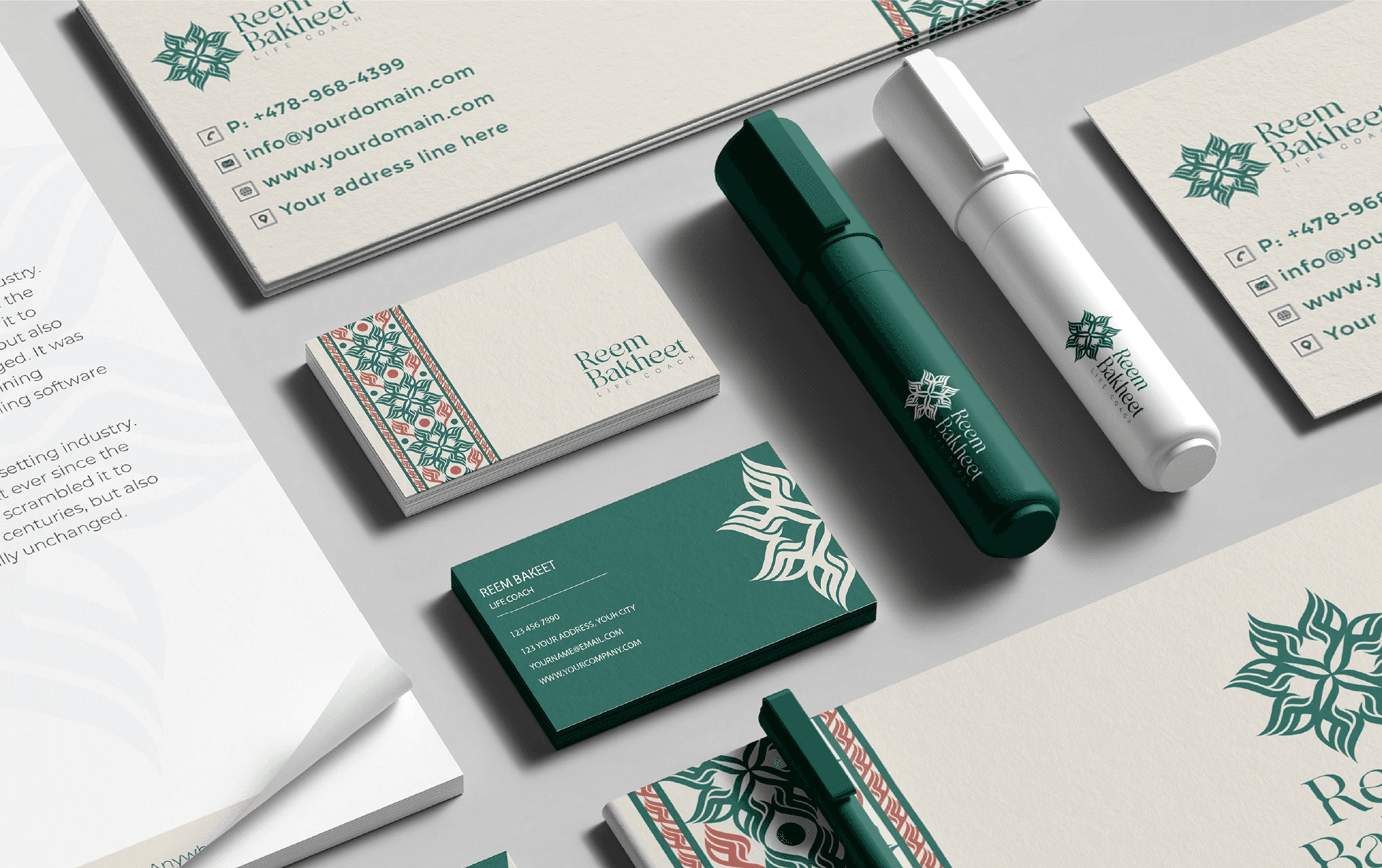 Reem Bakheet — Brand identity